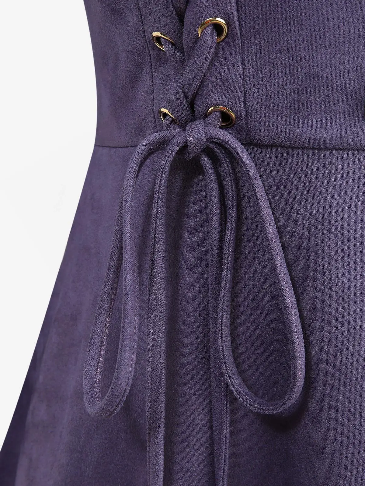 روزغال حجم كبير معطف مقنع مع أبازيم الدانتيل يصل الحلقات عالية منخفضة الدانتيل متابعة ملابس خارجية غير رسمية للنساء الظهر سبليت معاطف طويلة