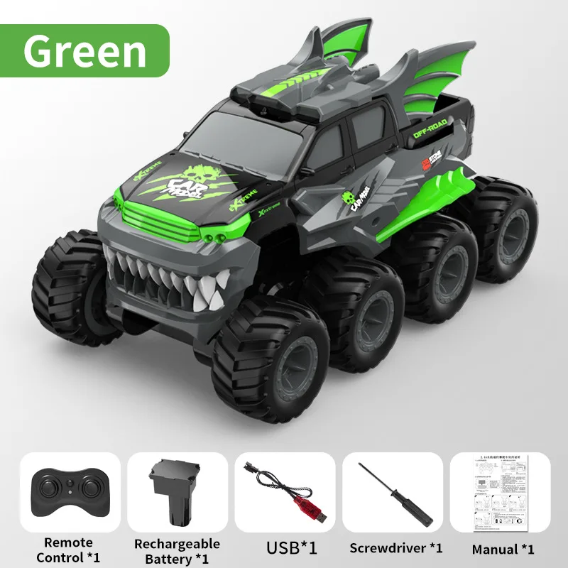 

2.4G Waterproof Rc Car 8x8 Remote Control Car Off-road RC Truck Multi-Terrain Amphibious Vehicle Crawler Car Toys for Boys Kid