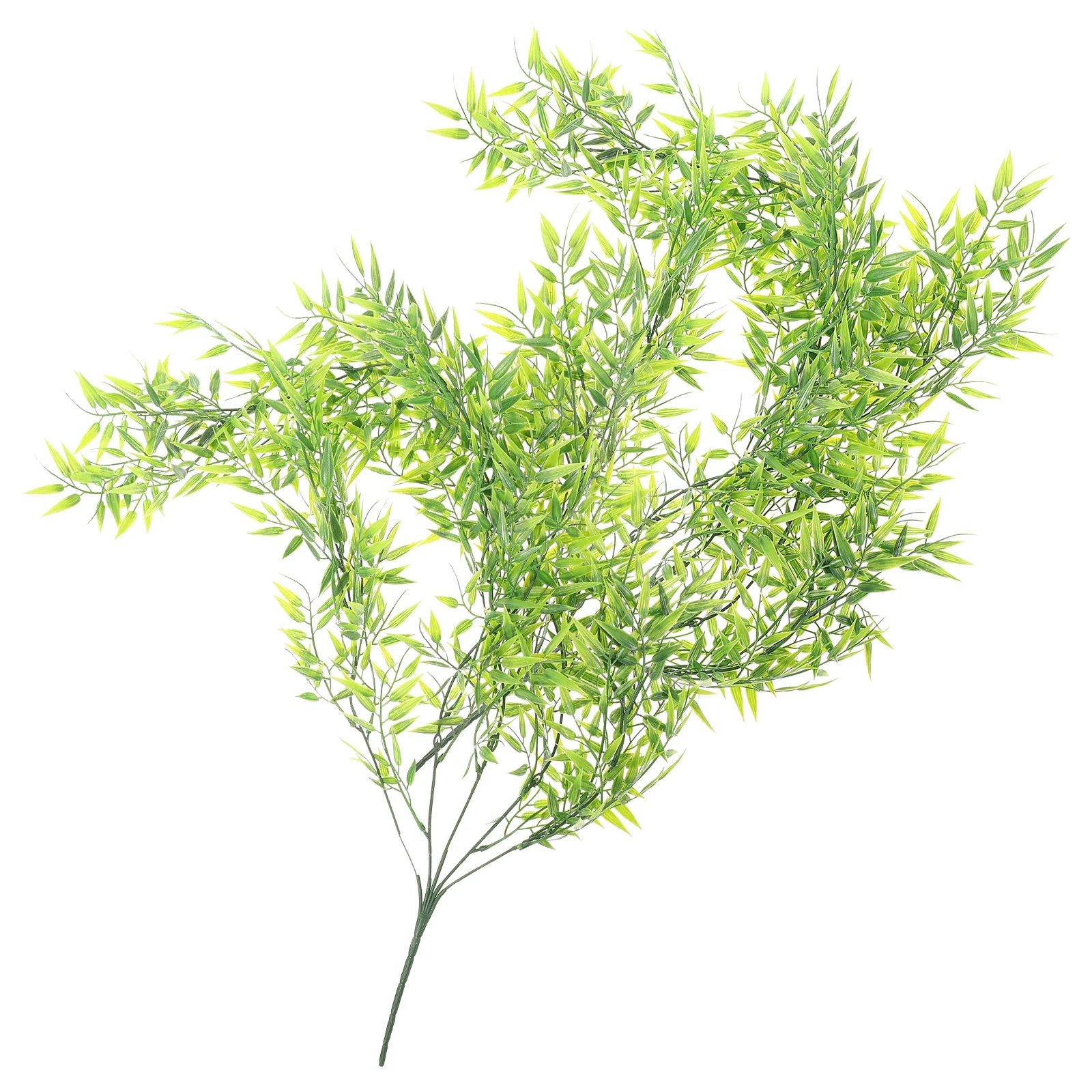 

2Pcs Artificial Bamboo Leaf Vine Hanging Plant Realistic Plastic Vine for Home Shop Wall Party Decoration Hanging Rattan Plant