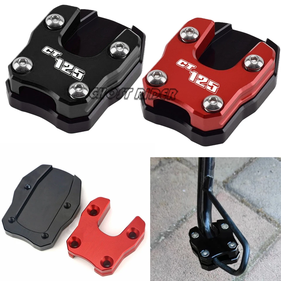 

For HONDA CT125 CT 125 2019-2023 Motorcycle Accessories CNC Kickstand Foot Side Stand Extension Pad Support Plate Enlarge