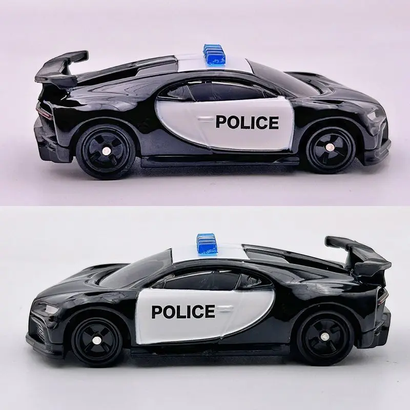 ทาคาระ โทมี่ หมายเลข 79 รถตำรวจบูกัตติ โมเดลโลหะผสม ของเล่นพร้อมโช้คอัพ คอลเลกชันใหม่ ของขวัญรถสุดหรูสำหรับเด็ก