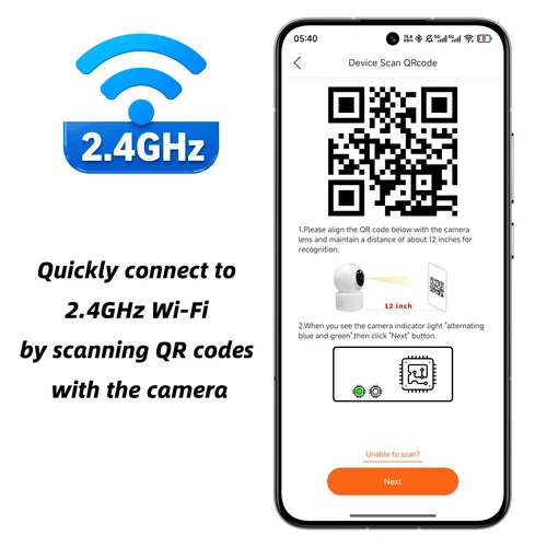 Imagen 2 del producto Cámara de reloj WiFi inalámbrica HD: vigilancia del hogar con control remoto de visión nocturna infrarroja DVR y detección móvil