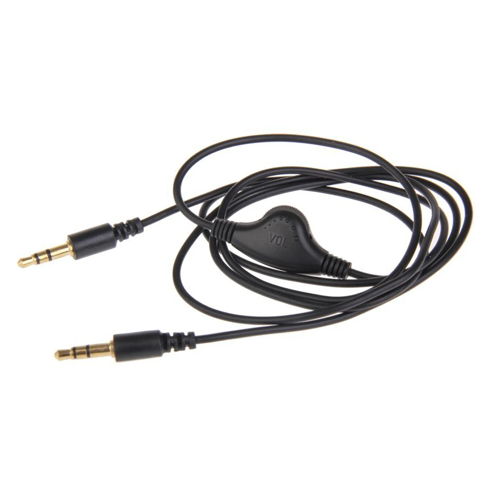 

3.5mm male to male jack cable with volume control (1M) for at home or in the car (iPhone / iPad / Samsung / HTC / BlackB