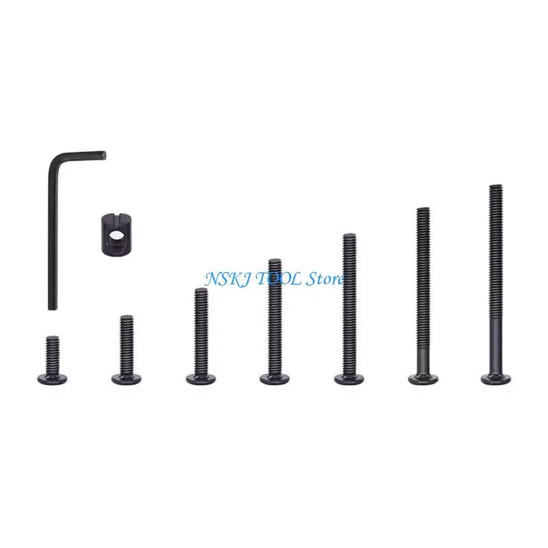 L8RC 141pcs Practical Infant Bed Frame Screw and Nut Set for Reliable Support