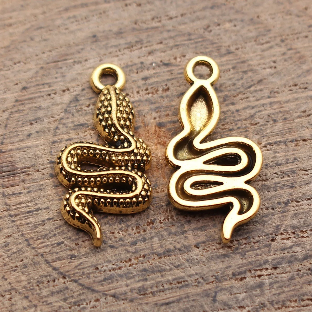 Snake Charm Serpent Pendant Collection Charms For Mystical Wildlife DIY Bracelet Necklace Jewelry Making Supplies For