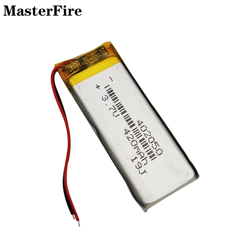 2-10 шт. 402050   3,7 В, 420 мАч, литий-полимерная аккумуляторная батарея для GPS-навигатора, ручка для записи, беспроводная мышь, светодиодный светильник