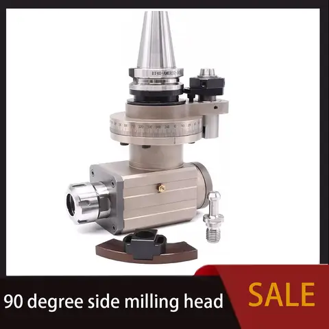 앵글 헤드 CNC 머시닝 센터 BT30/BT40 90도 직각 측면 밀링 헤드 정밀 측면 밀링 헤드 자동