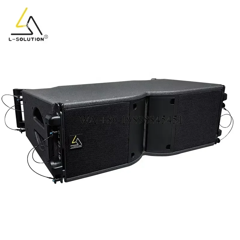 WMWMNU L-Solution K208 Active Sound System 2-Way Dual 8-Inch Birch Plywood Line Array Speakers 8 500W-2000W 62Hz-19KHz