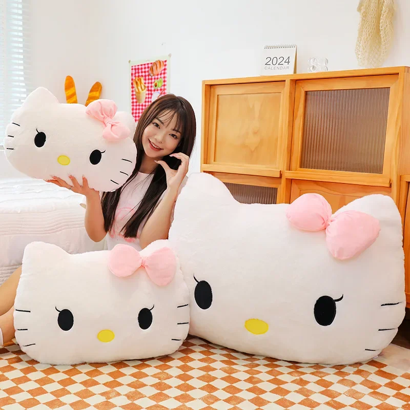 Kawaii Sanrio Pluche Hello Kitty Pluche Kamer Decor Plushies Kawaii Pop Hallo Kitty Knuffel Ragdoll Home Xmas Geschenken