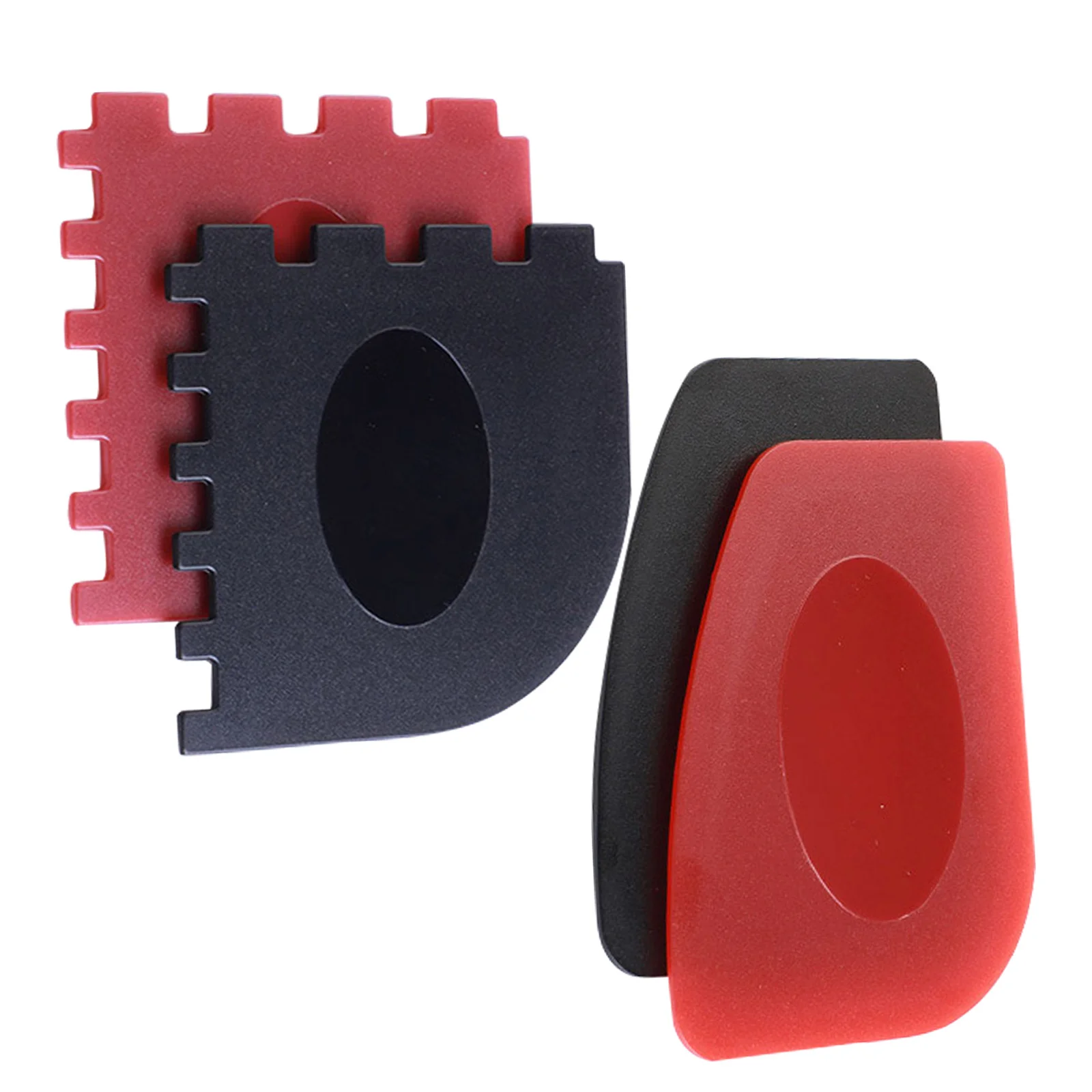 

4pcs Grill Pan Scraper Premium Pc Material Anti-Slip Ergonomic Design For Camping Bbq Kitchen Gadgets Grill Cleaner Scraper