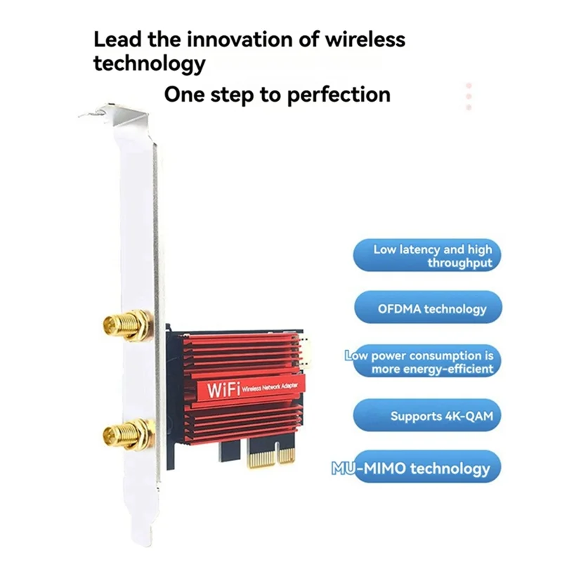 優れた MT7927 Wifi 7 PCI-E ワイヤレスアダプタ Bluetooth 5.4 トライバンド 2.4G/5G/6Ghz 8774M カード + 10Db アンテナデスクトップネットワーク Wifi Ch