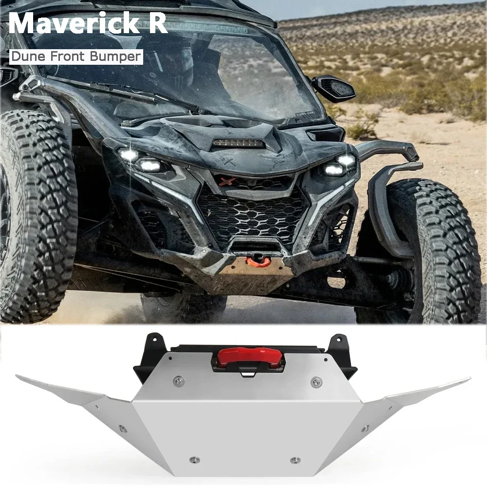 

For Can-Am Maverick R 2024 2025 Dune Front Bumper Brush Guard Heavy-Duty Off-Road Bumper UTV Protection
