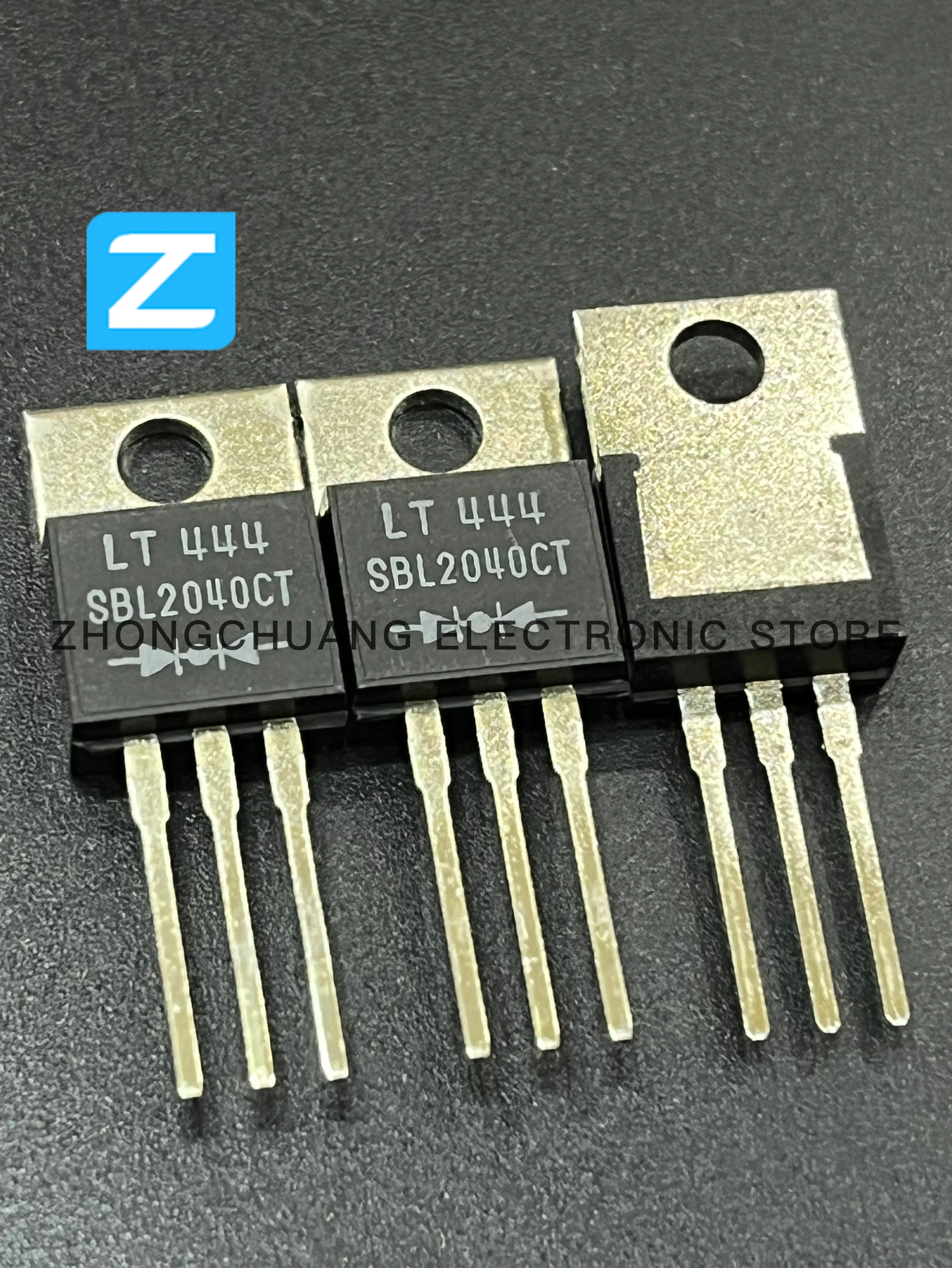 1-10PCS SBL2040CT TO-220 40V 20A SCHOTTKY BARRIER RECTIFIER ใหม่เดิม