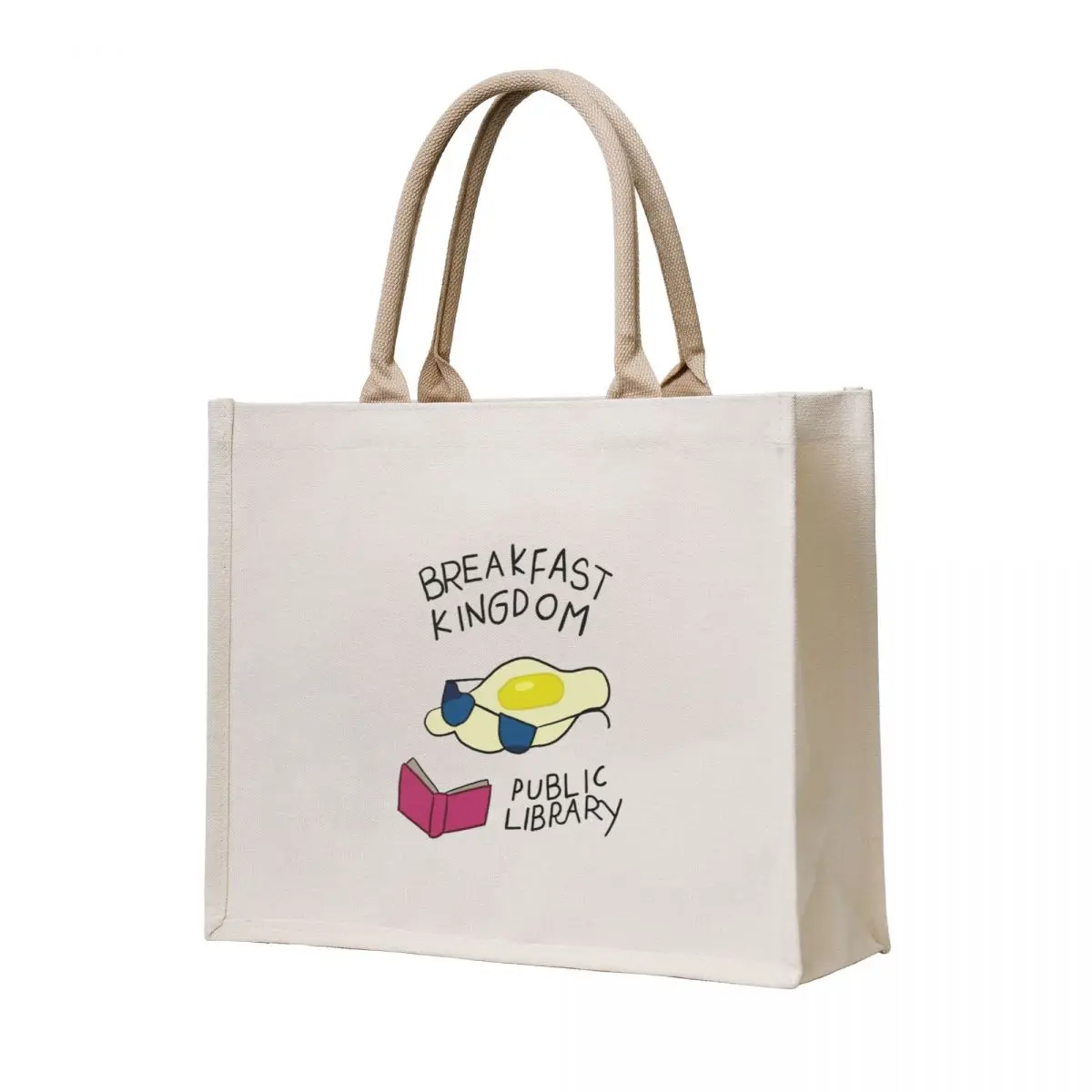 

Breakfast Kingdom Public Library Tote Bag custom fabric bag custom bags tote bags aesthetic