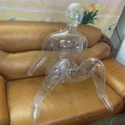 4style Transparent Whole Body Inflatable Female Mannequin Inflation Shooting Maniqui For Cloth Can Choose Posture Display e167