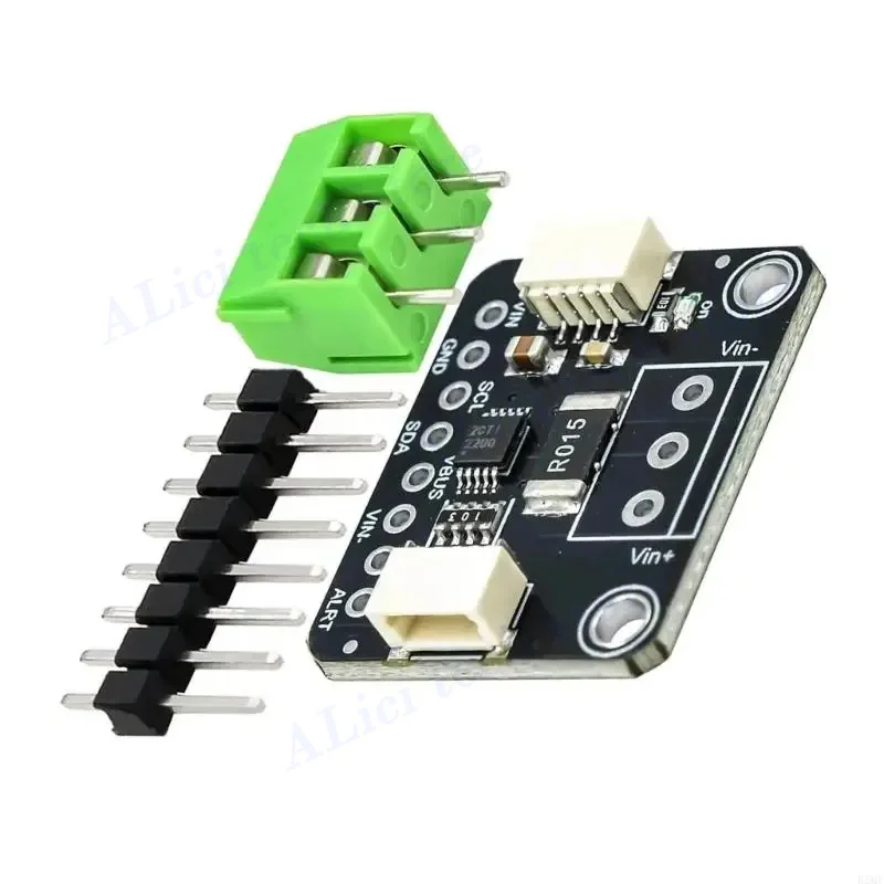 B2QF 5832 INA228 20Bit Power Monitoring Module for Real Time Voltages and Current Analysis
