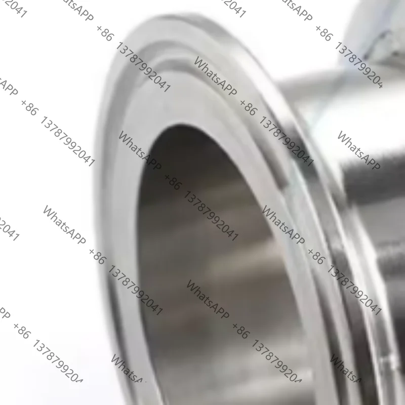 304 Stainless Steel Sanitary Bulkhead Tank Connector Tri Clamp Double Ferrule 1.25‑2