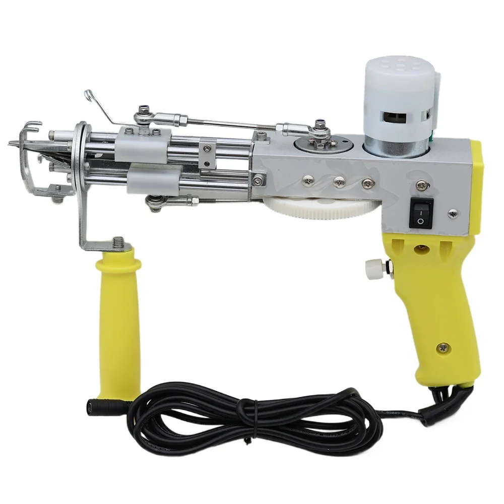 US/EU/US Plug Electric carpet tufting gun Loop Pile Cut Pile 2 in 1 Carpet weaving flocking machines  DIY HandTools