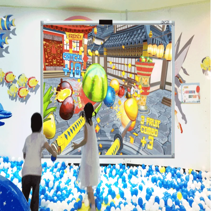 Oway Interactive WhiteBoard Finger Touch Screen with 22 Projection Wall Games White Board Smart Teaching for Kids