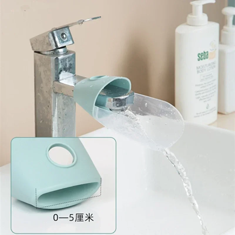 Hot Sale Faucet Extender Silicone Water Tap Extension Sink Children Washing Device Bathroom Kitchen Accessories Faucet Extension