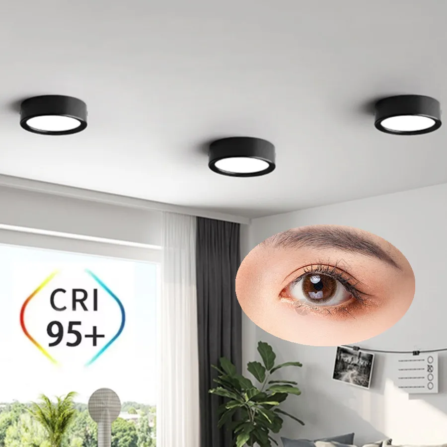 Led Downlights 220V Ceiling Spot Lamp 15W 18W 20W Down Light Surface Mounted Panel Lighting Kitchen Fixture for Room Home Decor