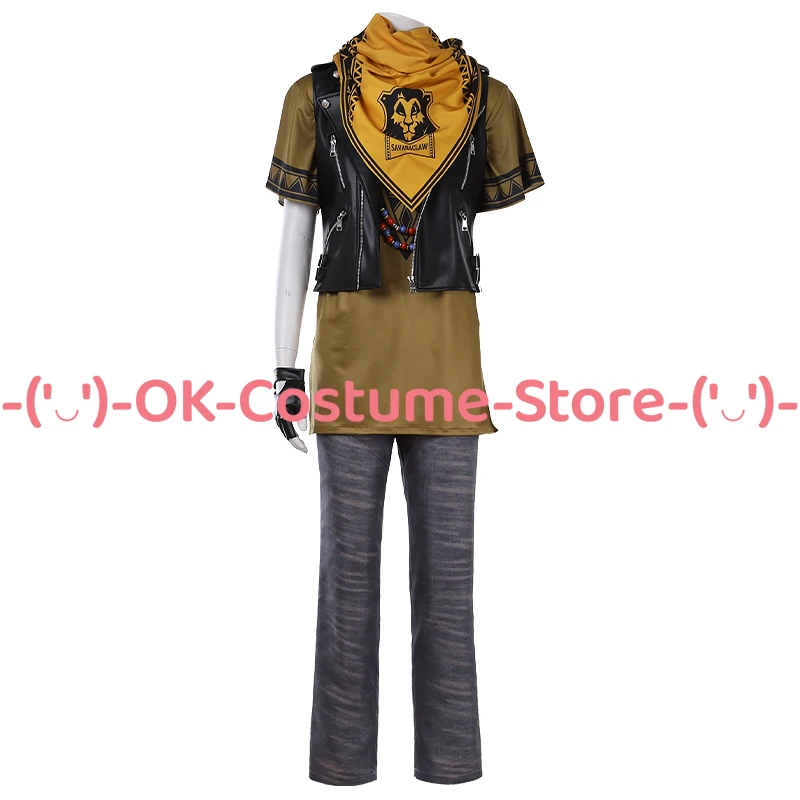 [Customized Size] Twisted Wonderland Savanaclaw Ruggie Bucchi Cosplay Costume Character Outfit Halloween Carnival Party Uniform view 6