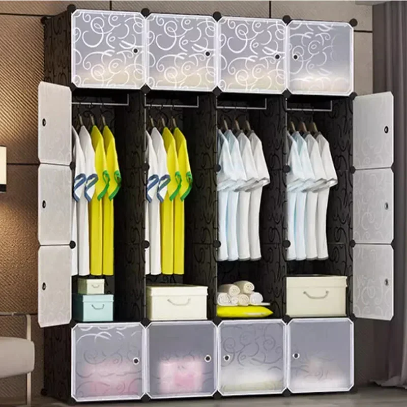 Minimalist Storage Wardrobe Clothes Modern Bedroom Cabinet Closet Watches Space Saving Placard Ropero Lounge Suite Furniture