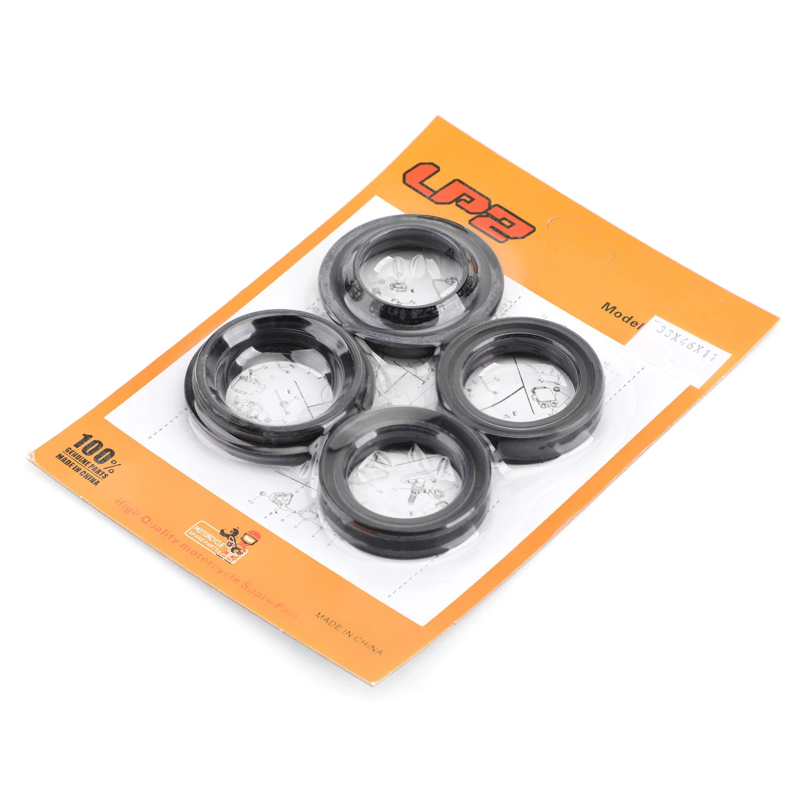 Areyourshop For Kawasaki KLF150 KLX140 KLX125 KX65A 2000-2015 00-18 92049-1524 Front Fork Oil Seal Dust Cap Repair Rebuild Kit