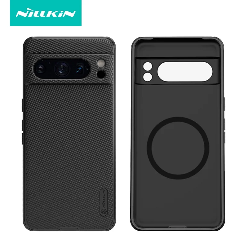 For Google Pixel 8 / 8 Pro Case Nillkin Super Frosted Quality Hard PC + TPU Matte Wireless Charging Cover with Salient Point