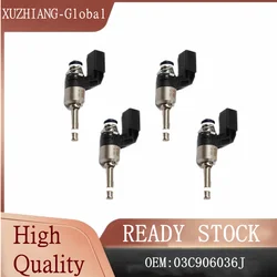 03C906036J 4PCS 1.4TSI Fuel Injector OIl Nozzle Injection Valve For VW Jetta Passat Golf MK5 MK6 Audi A3 Skoda 03C 906 036M
