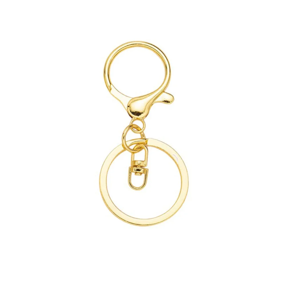 

20Pcs Buckle Lobster Clasp Hooks Making Supplies Pendant Snap Hook Clips Key Ring Simple Crafts Keychains Jewelry DIY