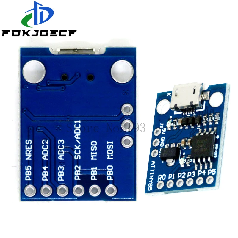 ATtiny ATtiny85 Digispark Kickstarter مايكرو USB لوحة تطوير وحدة لاردوينو IIC I2C TWI SPI متحكم صغير منخفض الطاقة