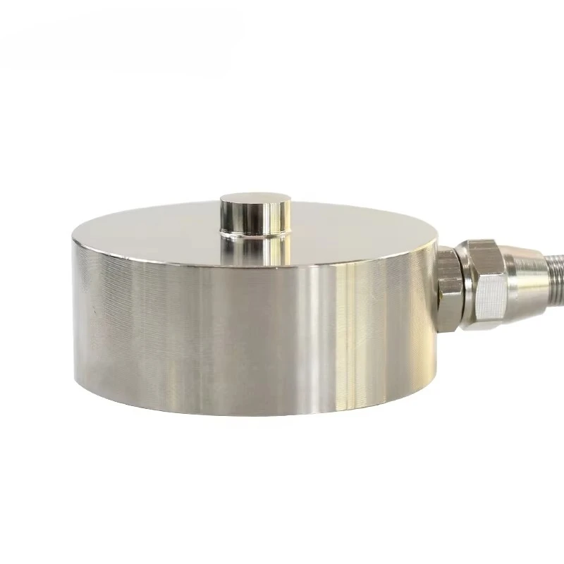 

Load pressure Flat Membrane Box Force Sensor Transducer Stress Measuring 50KG 200KG 1000KG 5ton 10T for Shock Hit Tap Test