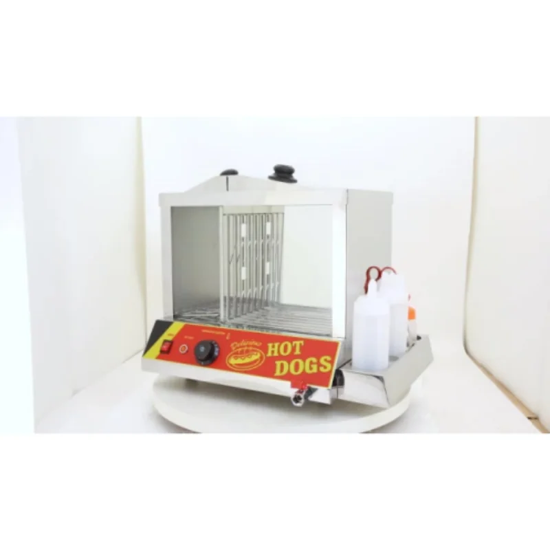 

Hot Dog Machine 201 0.12CBM Hot Dog Bun Warmer Spike with Bun Warmer Whole Body Stainless Steel New Product 2020 Provided 220V