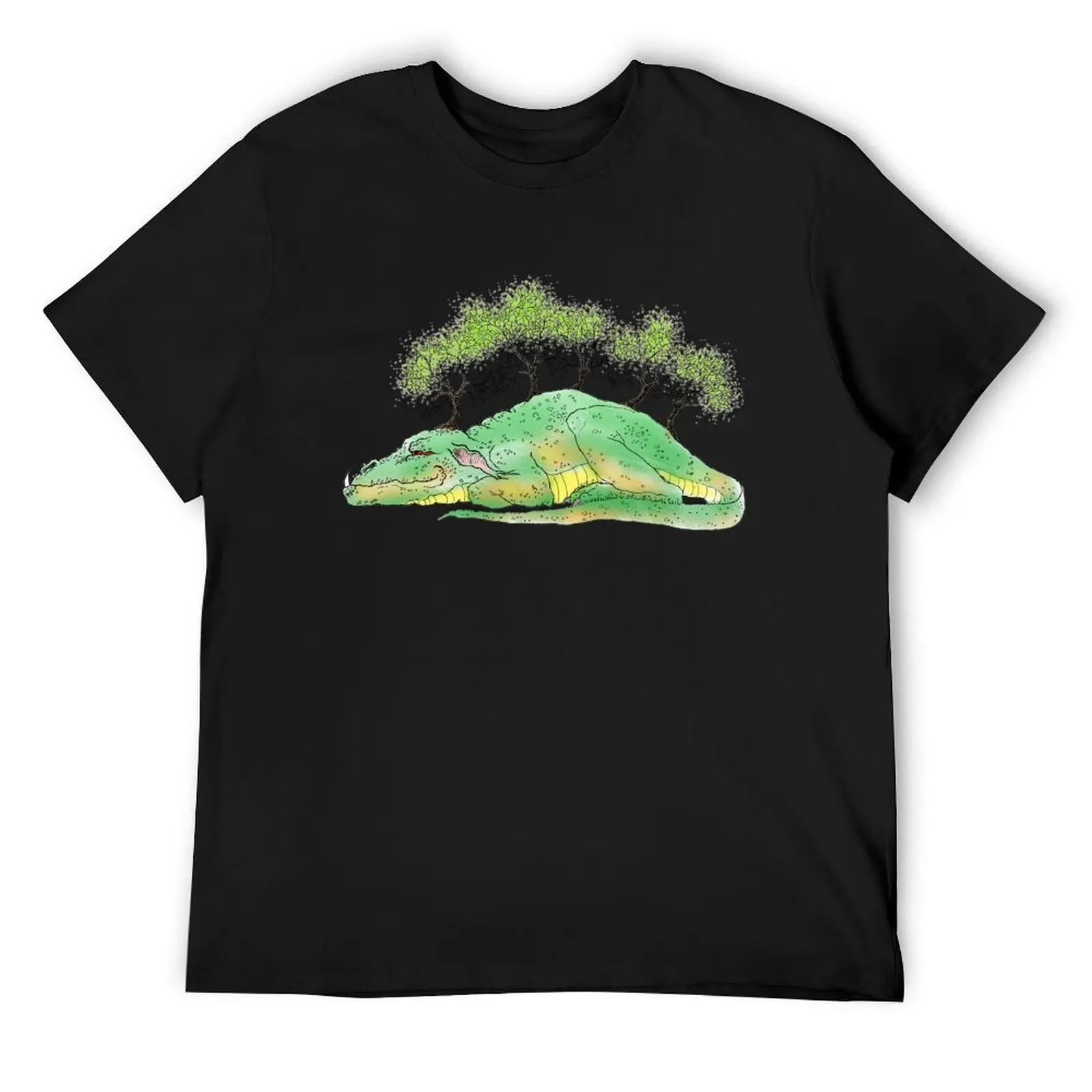 

Trees on a Hill-Dragon T-Shirt tops anime t shirts sweat shirts, men