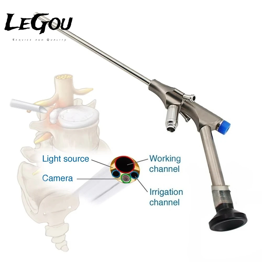 LeGou Professional 6.3 mm Transforaminal Surgical System Interlaminar Spine with Surgical Instruments