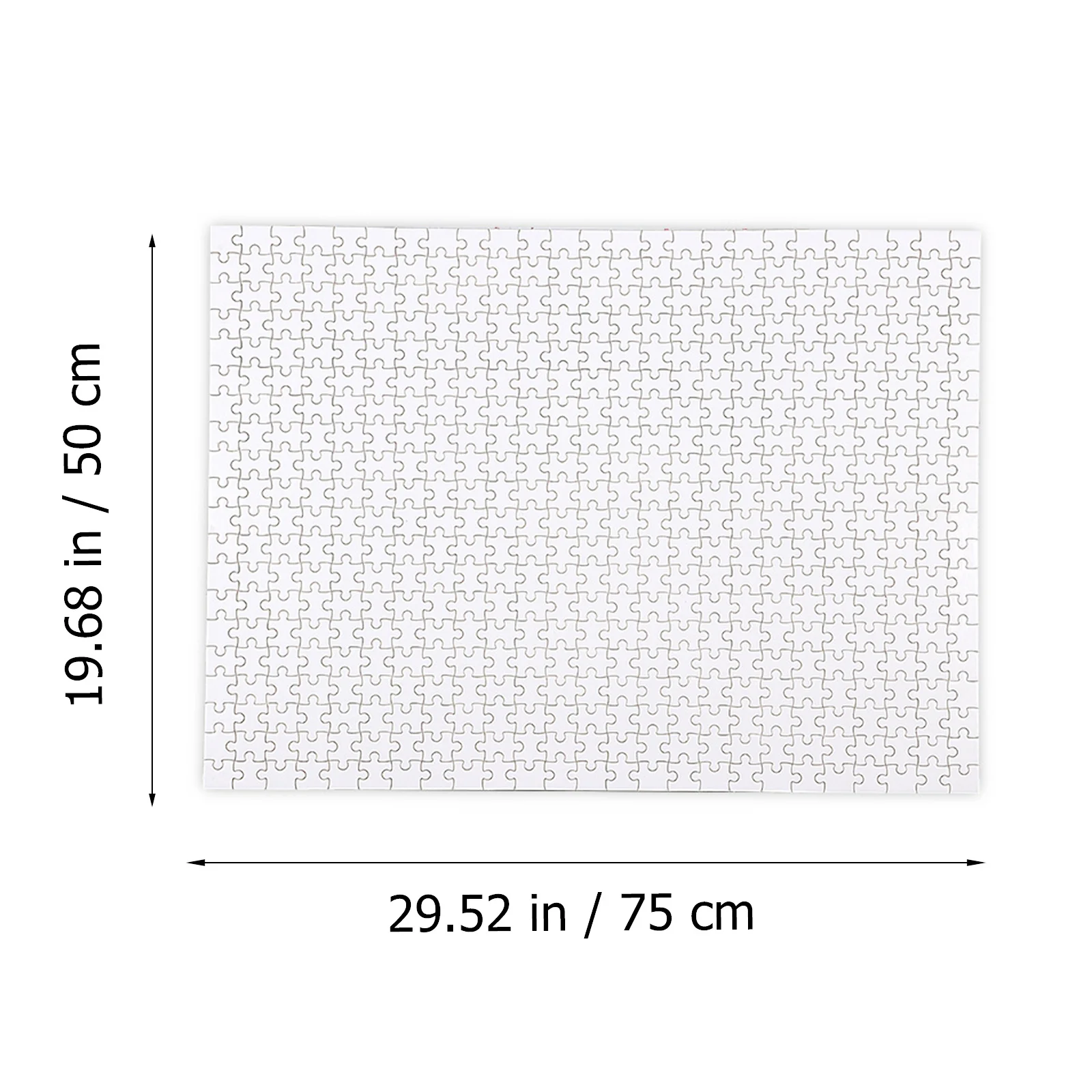 1000 Peças de Quebra-Cabeça de Madeira em Branco para Transferência Térmica, Suprimentos para Artesanato de Quebra-Cabeça Personalizado, Decorações para Convites