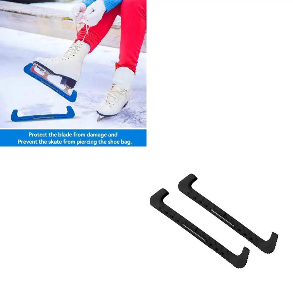 

Q39E Ice Skating Figure Skate Blade Cover Adjustable Hockey Skate Protector Covers Replacement Skate Guards Protector