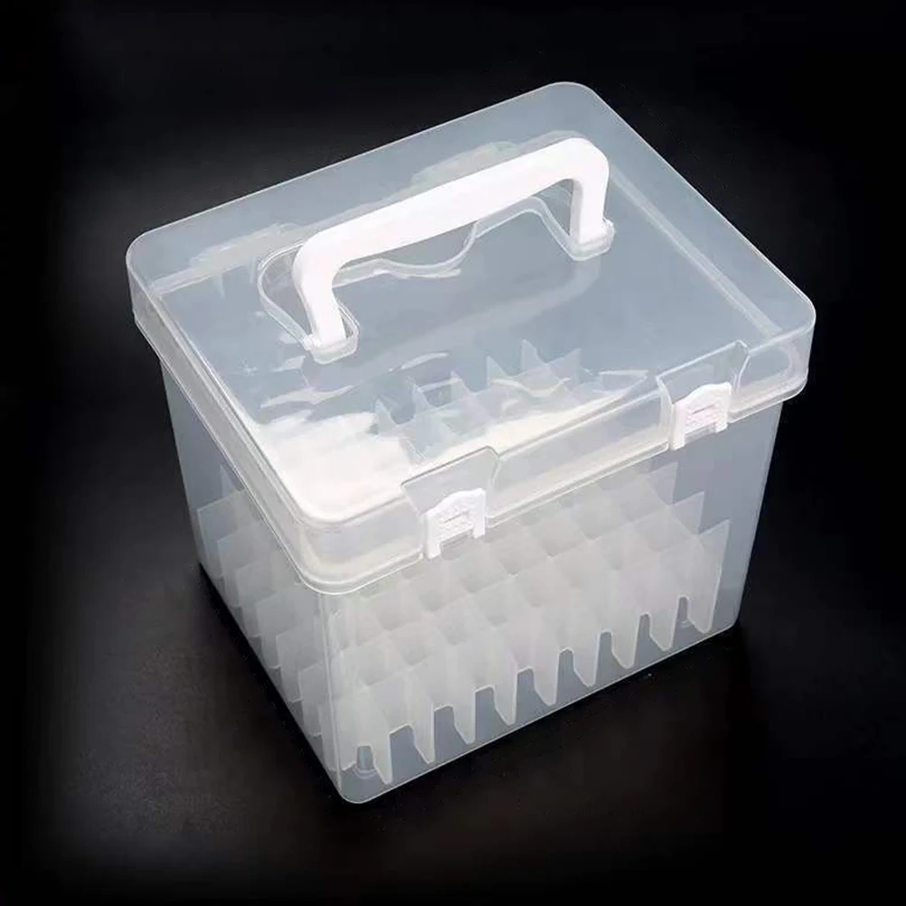 

Marker Storage Box Organizer for Desk Markers Pen Boxes Transparent Case Plastic