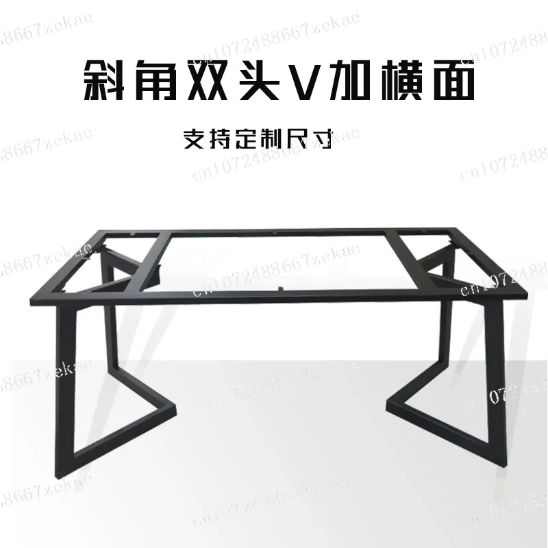 

Table leg bracket, coffee , leg support frame, leg base, large plate bracket, table frame, wrought iron t