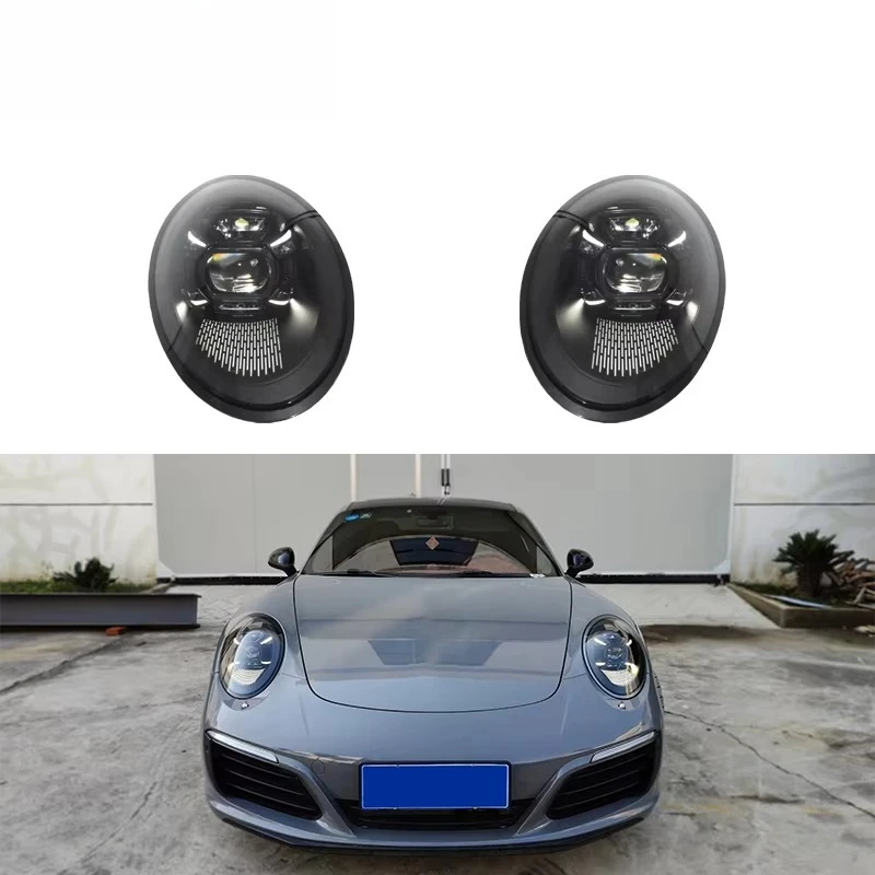 

[1979ll] 2016 2012 2014 2015 991.1 991.2 991 headlamp Upgrade to 992 2023 Pdls Style'Laser LED Headlights for'Porsche 911