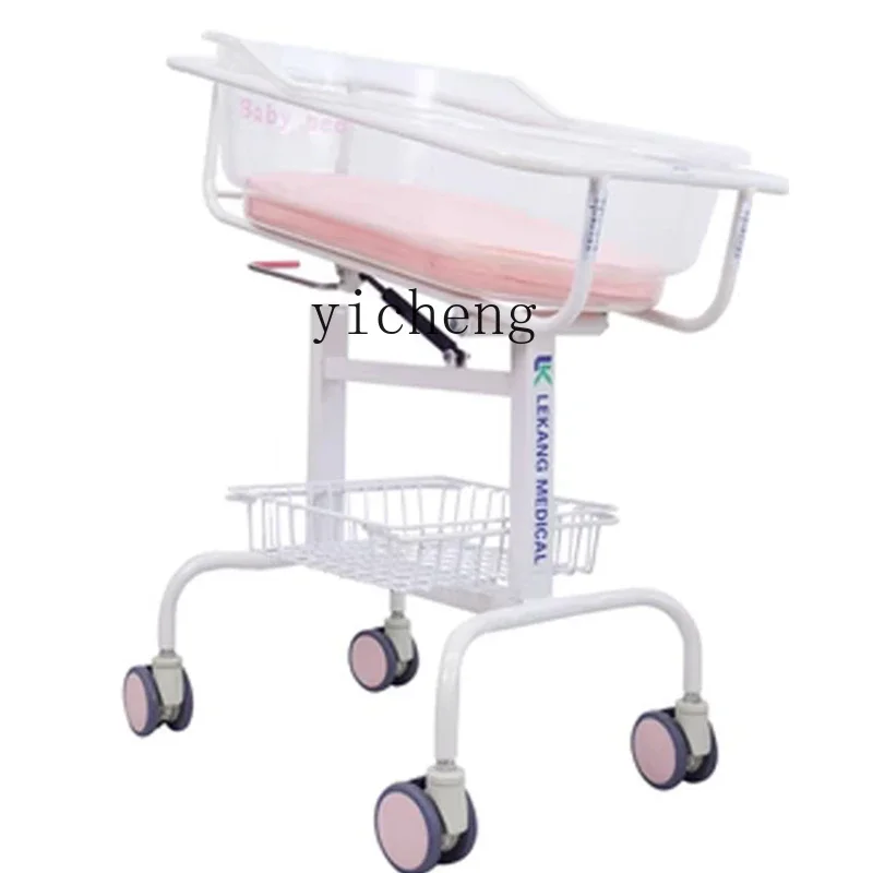 

Tqh Confinement Center Crib Newborn Children's Bed Fully Transparent Removable Tilting Milk Spilt Prevent Stroller