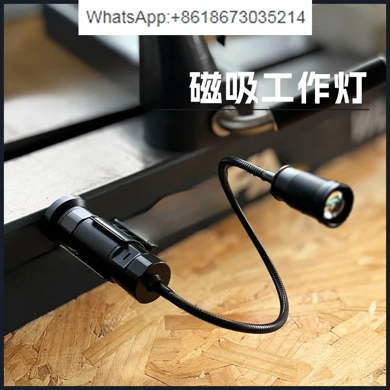

LED Super Magnetic Work Lamp Magnet Seat Table Lamp Machine Tool Lathe Iron Frame Machine Lighting Universal Tube
