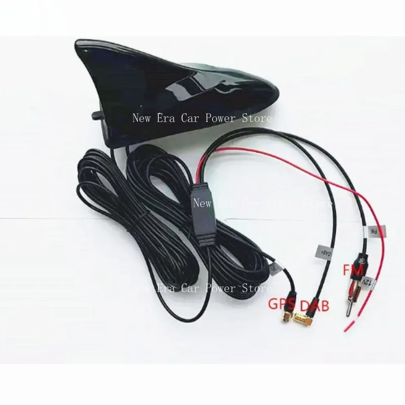 3 In 1 Car Radio Antenna GPS+DAB+FM /AM Signal Amplifier Antenna