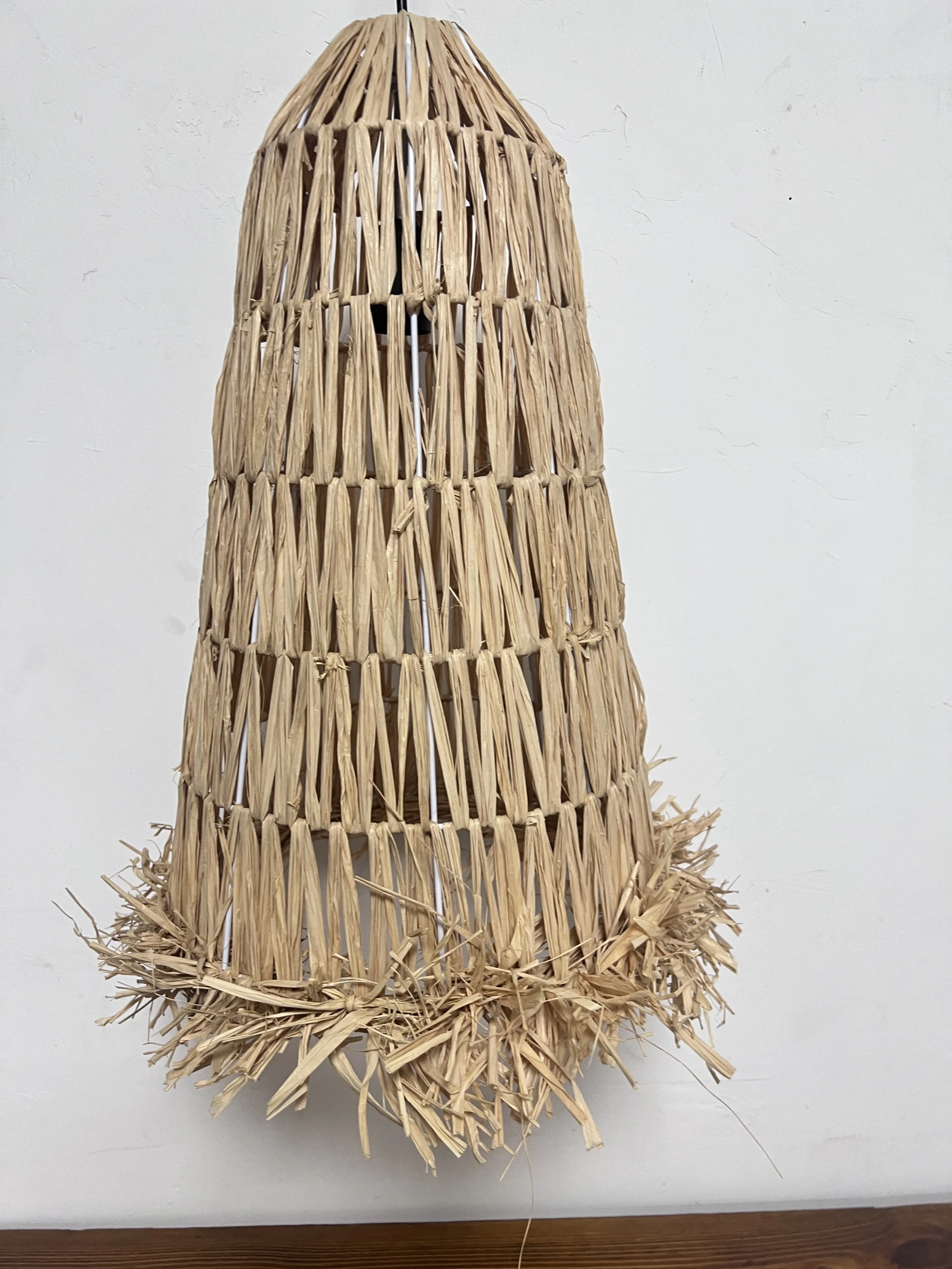 Wabi Sabi Style Handmade Woven Chandelier Japanese Retro Style Homestay Restaurant Living Room Decoration Rope Woven Chandelier