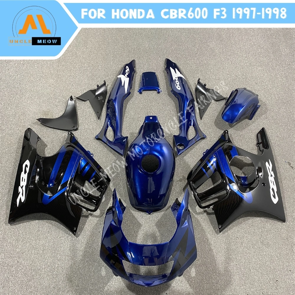 Motorcycle Fairing Kit Fits HONDA CBR600 F3 1997 1998 CBR 600 97 98 Customizable High Quality ABS Plastics Full Bodywork Set