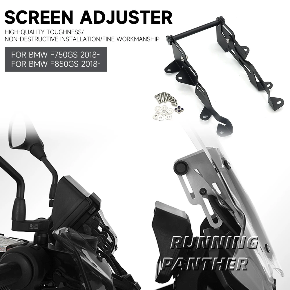 For BMW F750GS F750 GS F850GS F 850GS 2018 - 2022 Motorcycle Screen Adjuster Phone GPS Navigaton Plate Bracket Bar Mount Fit