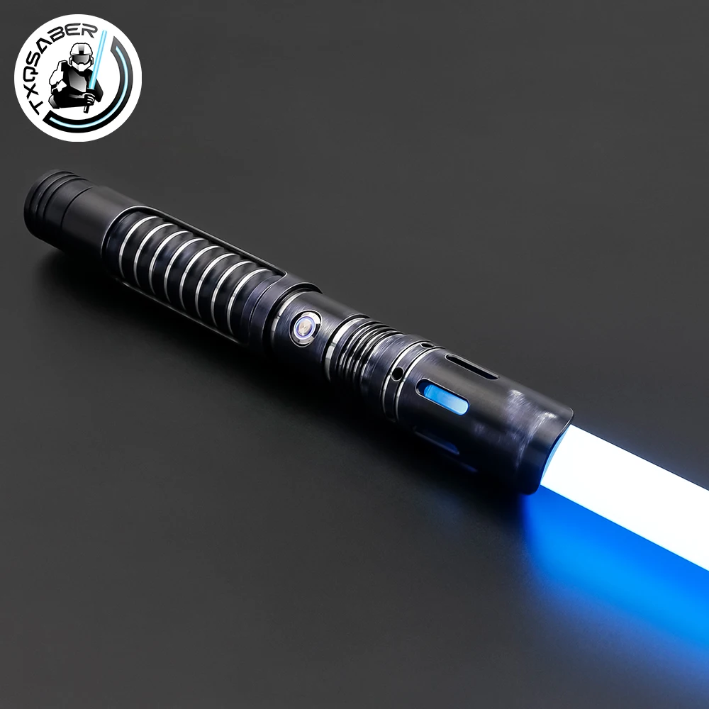 TXQSABER Spada Laser Neo Pixel SNV4 RGB Altalena Liscia Pesante Duello Lama Singola Impugnatura In Metallo Blaster Forza Giocattoli Cosplay Spada