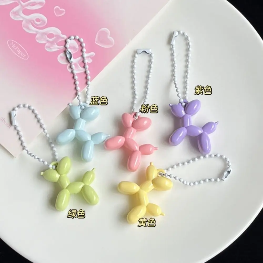 Personality Mini Cartoon Puppy Pendant Mini Acrylic Dog Key Ring Children Gift Women Girls Daily Backpack Hanging Ornament