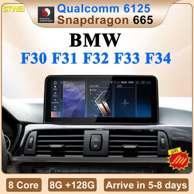 

NEW ID8 Qualcomm 8Core 8G 128G Carplay Auto For BMW 3 Series F30 F31 F32 F33 F34 Central Multimedia Car Video Player Navigation